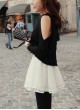 Two-Piece Knitted Lace Dress